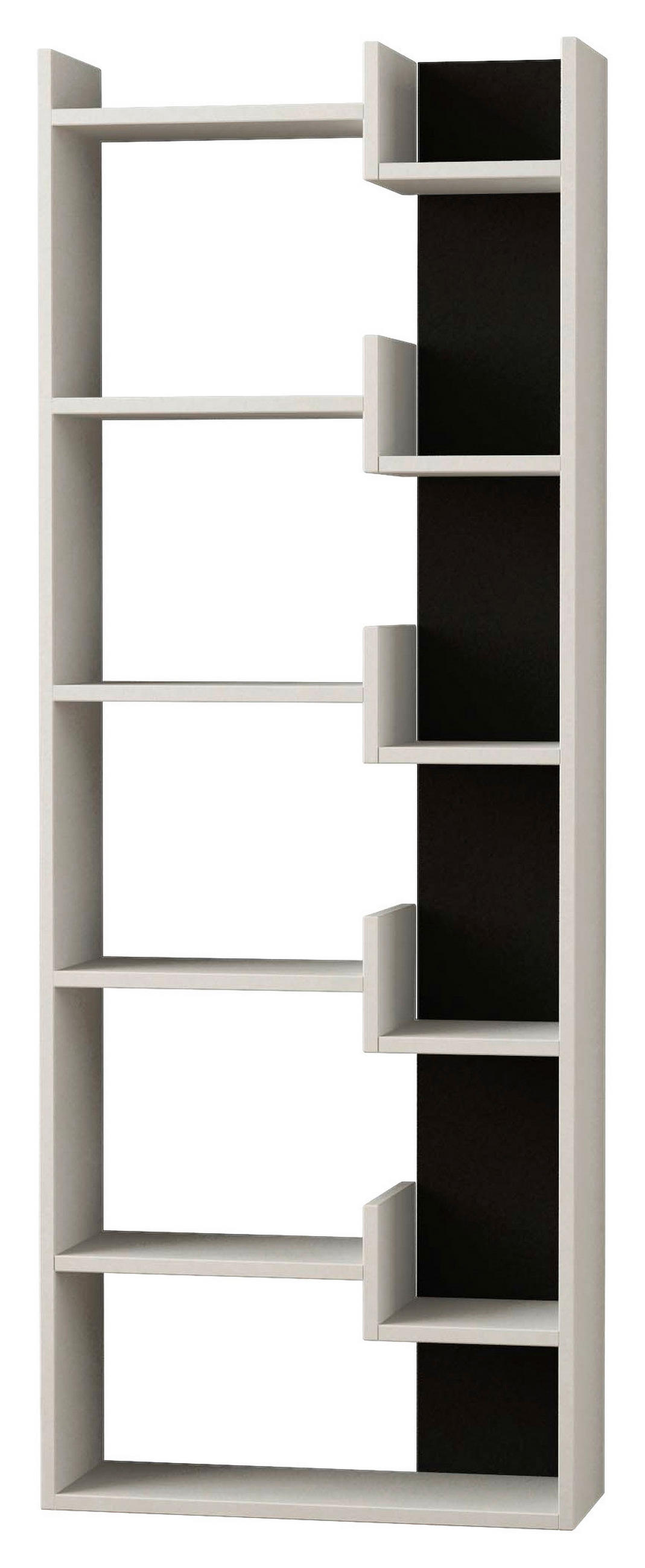 BÜCHERWAND  61/163/22 cm Weiss  - Weiss, Design, Holzwerkstoff (61/163/22cm) - Livetastic