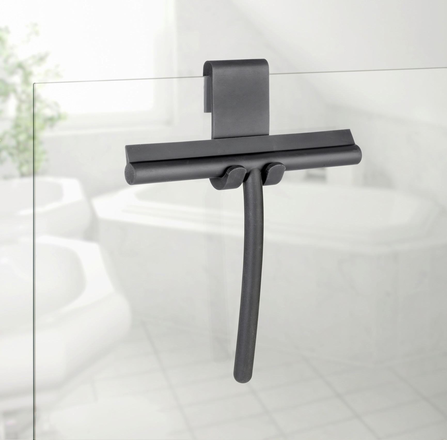 DUSCHABZIEHER - Schwarz, KONVENTIONELL, Kunststoff (21/25,5/4cm) - Schöner Wohnen