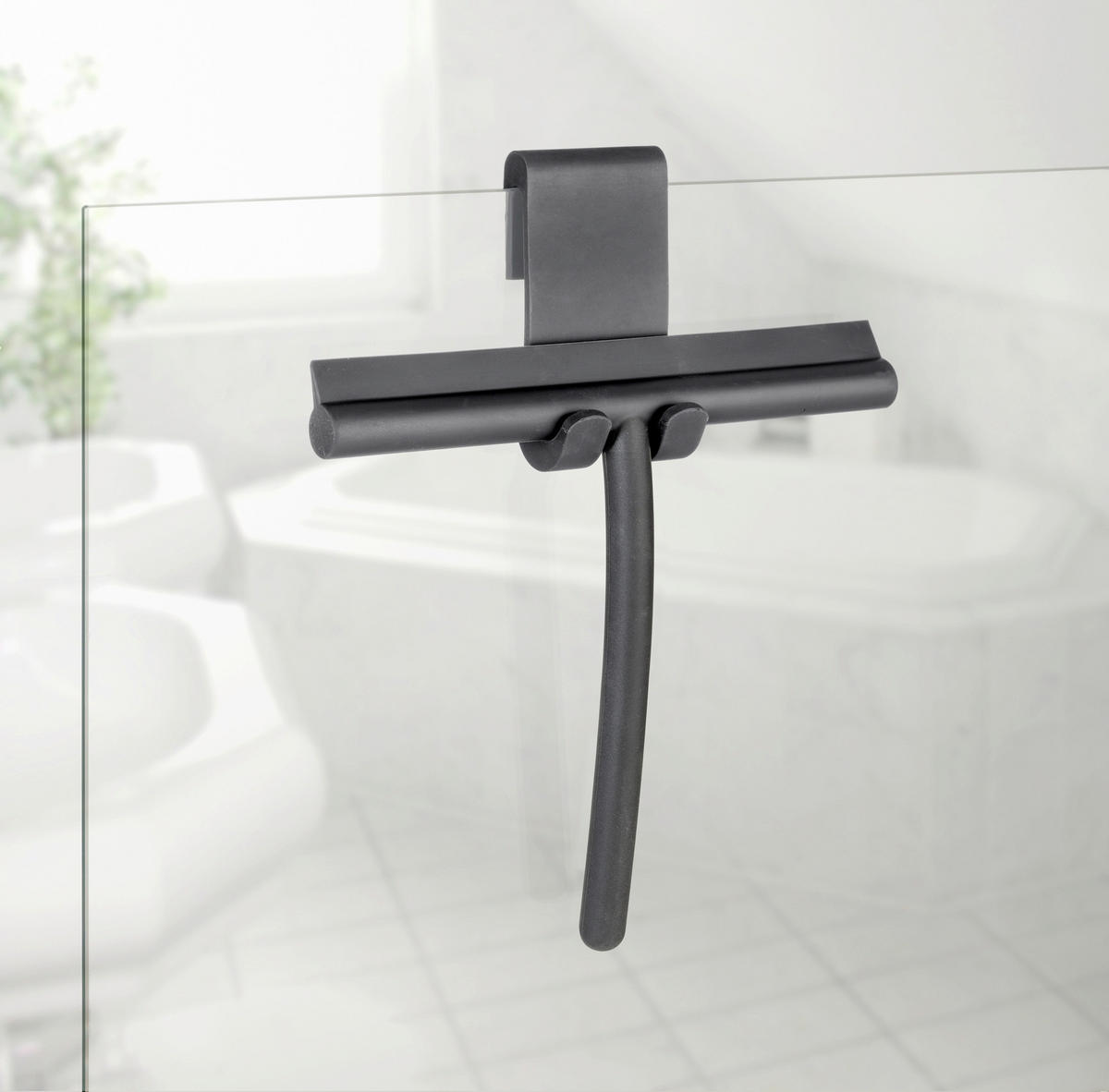 DUSCHABZIEHER - Schwarz, KONVENTIONELL, Kunststoff (21/25,5/4cm) - Schöner Wohnen