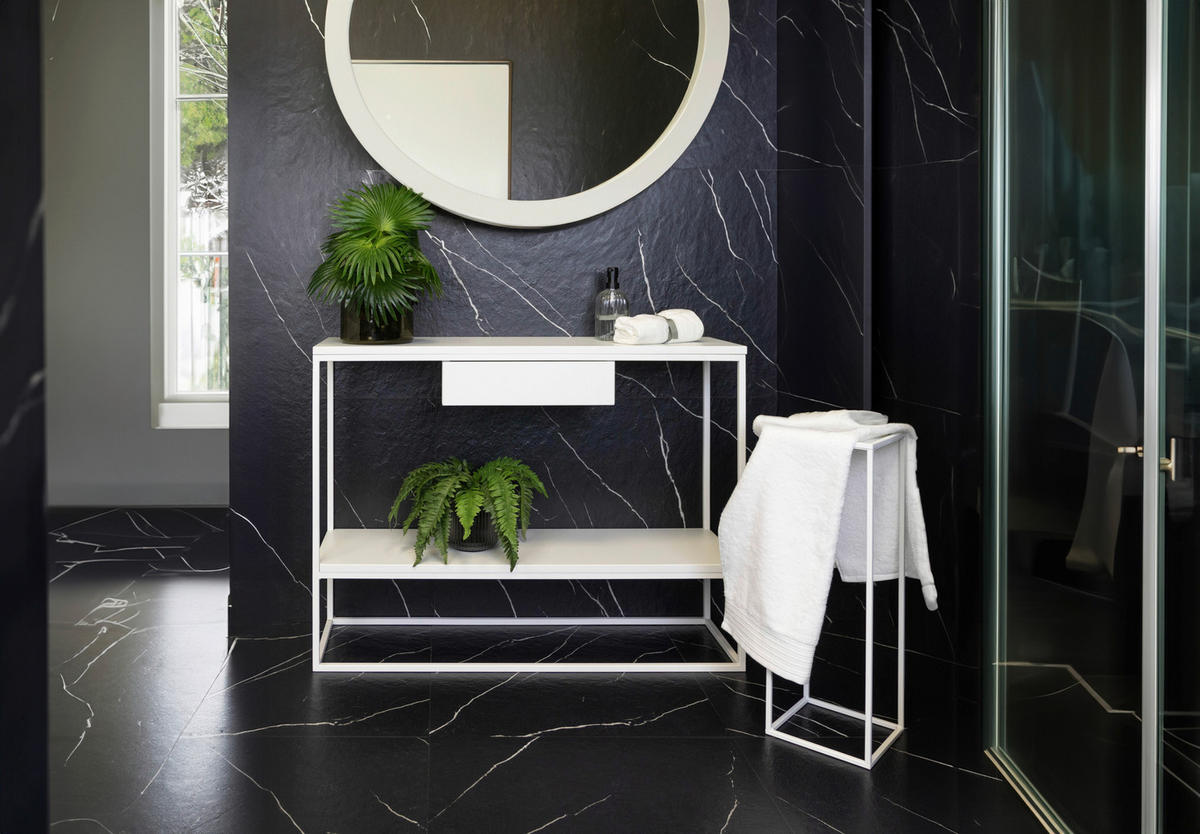 BLUMENSTÄNDER in Metall  - Weiß, Basics, Metall (25/47/25cm)