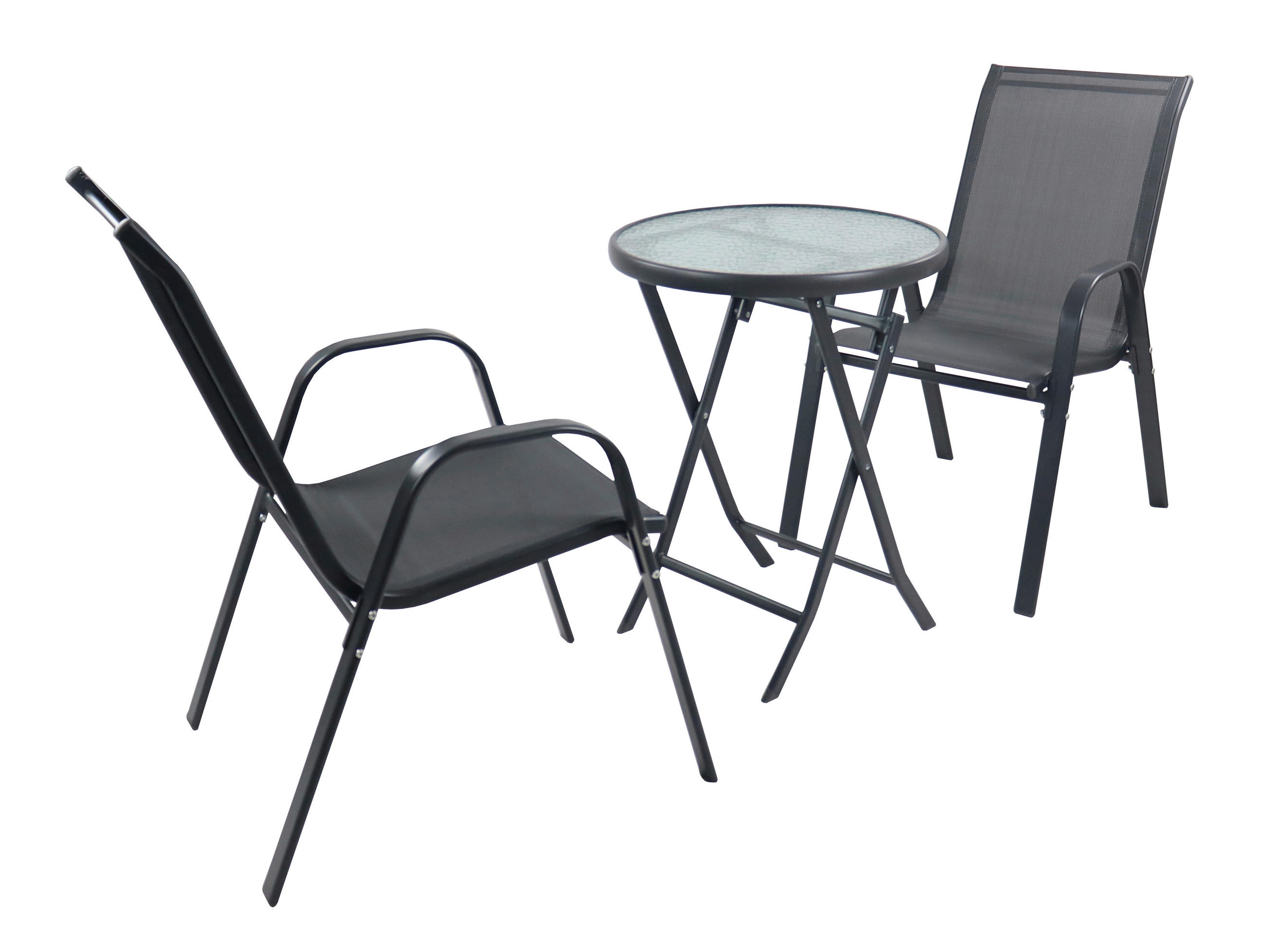 GARTENSET  - Anthrazit, MODERN, Glas/Metall - MID.YOU