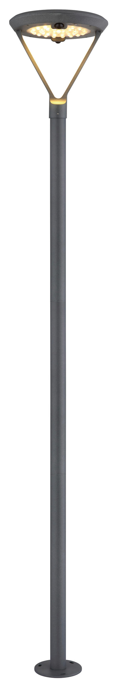 SOLARLEUCHTE  - Klar/Silberfarben, Design, Glas/Kunststoff (31/204,7cm) - Globo