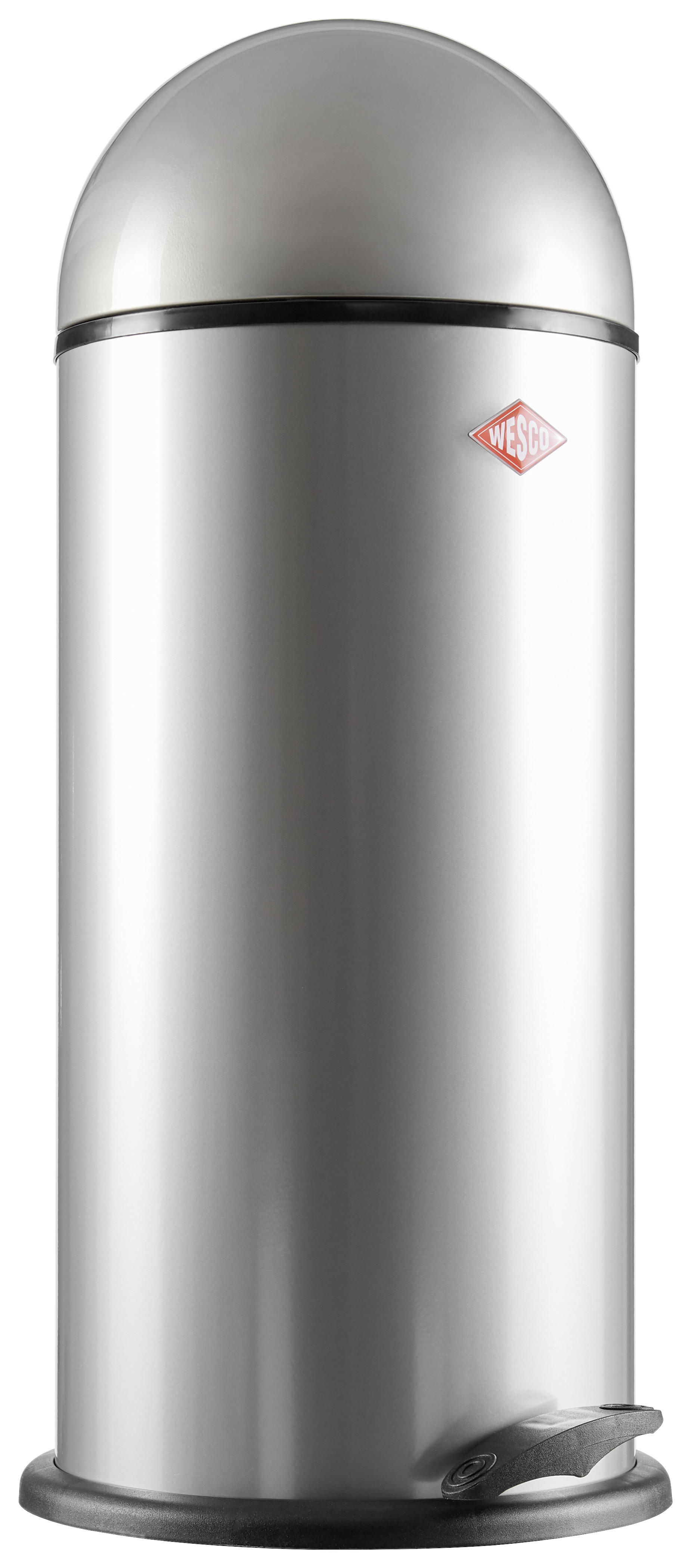 ABFALLSAMMLER CAPBOY MAXI 22 L  - Silberfarben, Basics, Metall (30/68cm) - Wesco