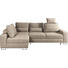 WOHNLANDSCHAFT in Textil Naturfarben, Beige - Beige/Naturfarben, Design, Textil/Metall (188/260cm) - Hom`in WOHNLANDSCHAFT in Textil Naturfarben, Beige - Beige/Naturfarben, Design, Textil/Metall (188/260cm) - Hom`in