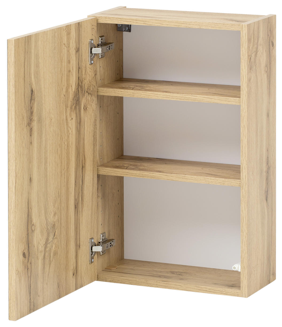BADEZIMMER  in 160 cm  - Weiss/Eichefarben, Konventionell, Glas/Holzwerkstoff (160cm) - Held