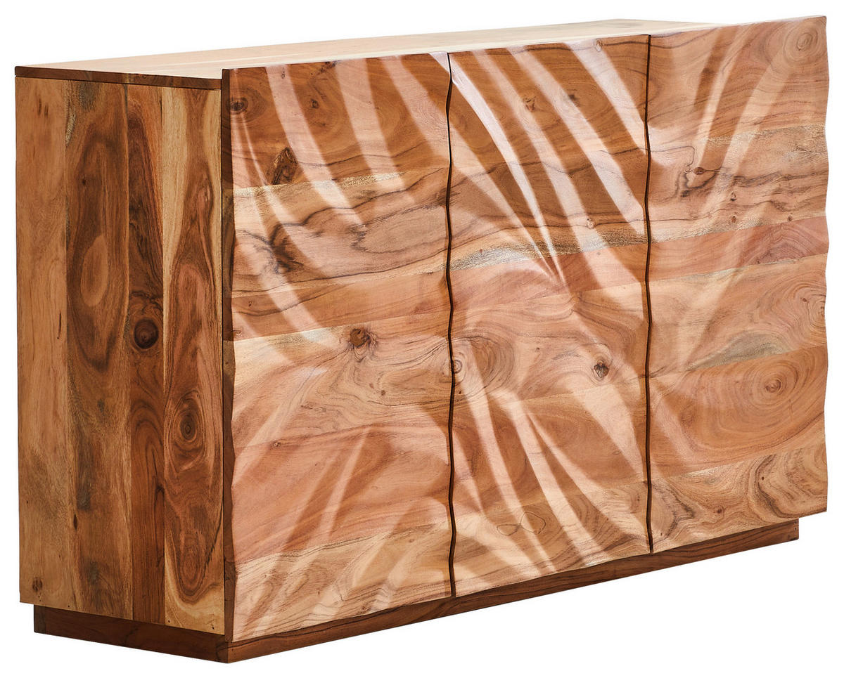 SIDEBOARD 150/90/45 cm  - naturfärgad, Natur, trämaterial/trä (150/90/45cm) - MID.YOU