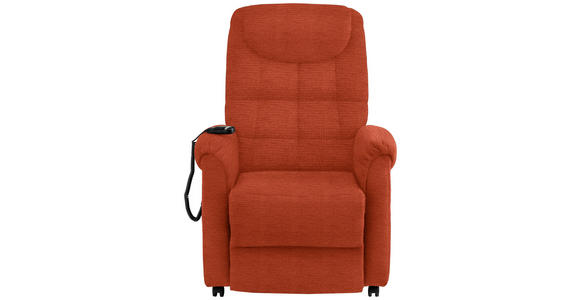 FERNSEHSESSEL in Mikrofaser Orange - Schwarz/Orange, KONVENTIONELL, Kunststoff/Textil (83/113/92cm) - Xora