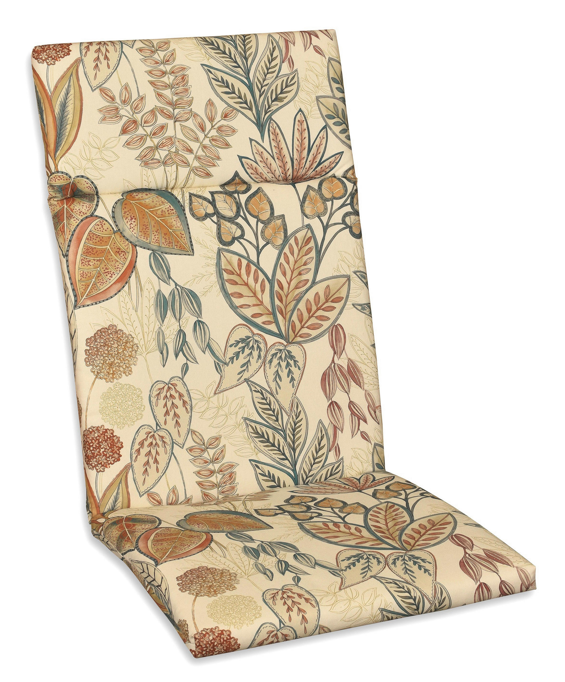 XXXLutz Sesselauflage Hellbraun, Beige, Petrol, Braun 120x4x50 cm