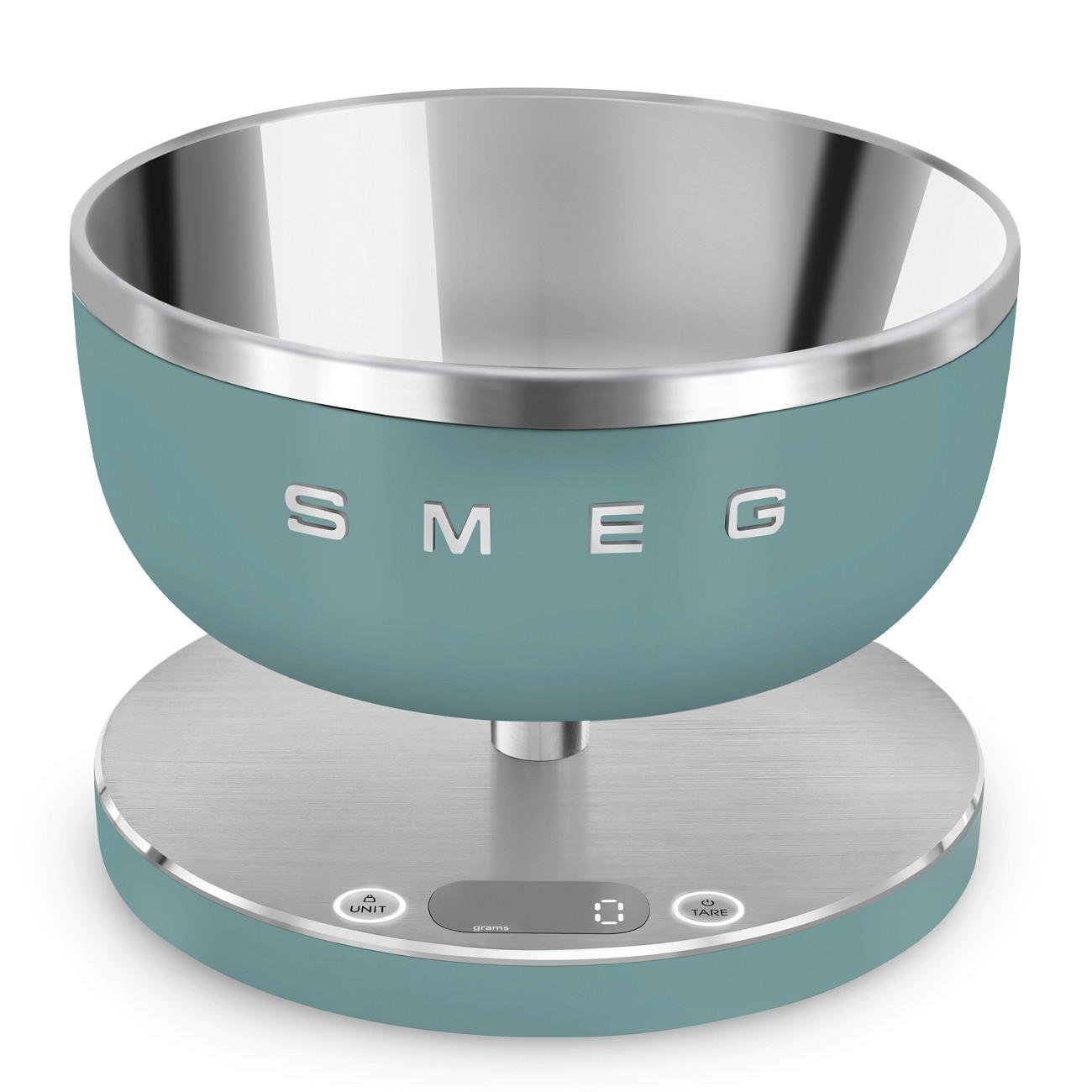 ELEKTRISCHE KÜCHENWAAGE Collection  - Smaragdgrün, Trend, Kunststoff (20.5/15.0/20.5cm) - SMEG