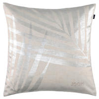 KISSENHÜLLE J!Fine-Leaf 50/50 cm  - Beige/Silberfarben, Basics, Textil (50/50cm) - Joop!