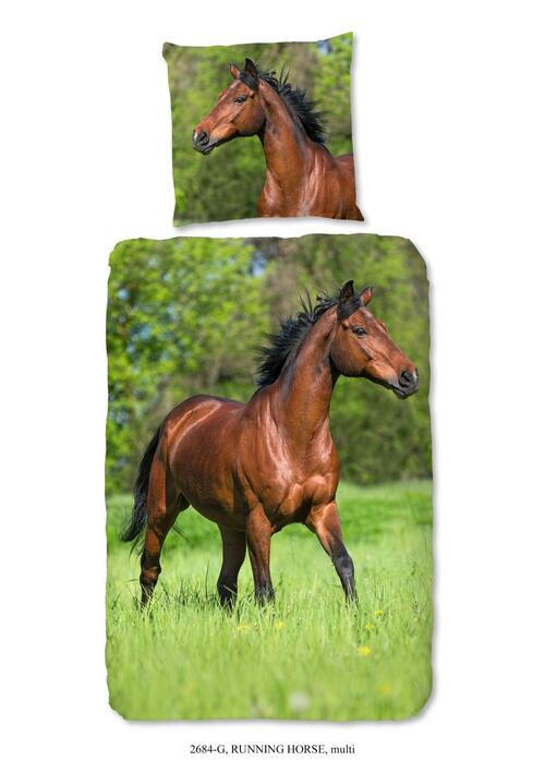 KINDERBETTWÄSCHE Renforcé 135/200 cm  - Grün, Textil (135/200cm)
