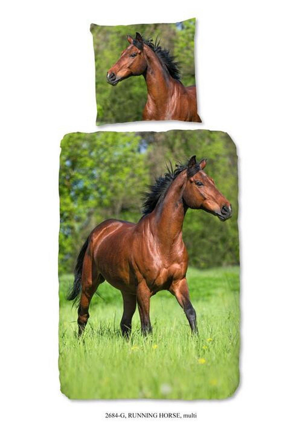 KINDERBETTWÄSCHE Renforcé 135/200 cm  - Grün, Textil (135/200cm)