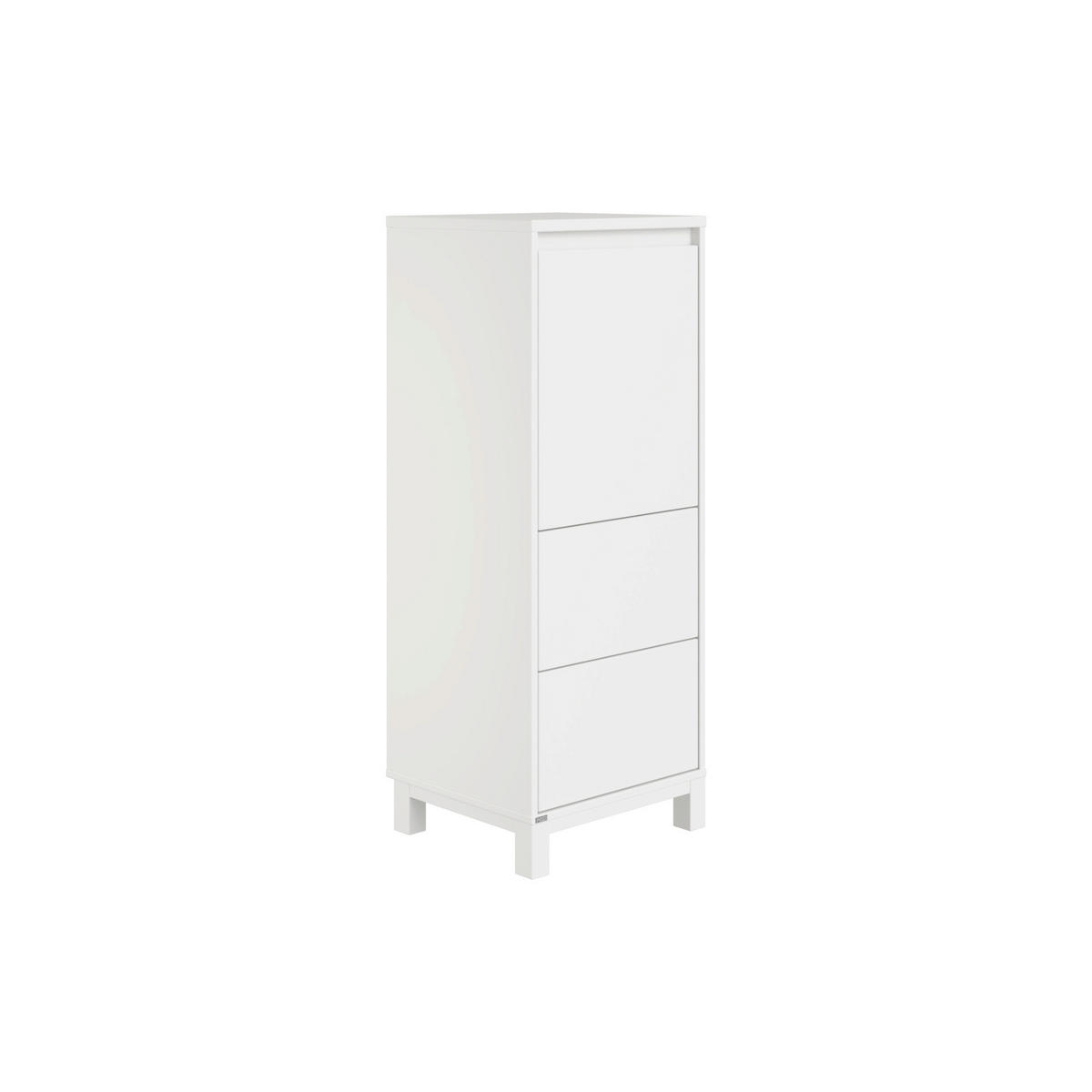 HIGHBOARD Olli Highboard 1T2S  in  - Weiß, Basics, Holzwerkstoff (48,4/119,7/40,1cm) - Paidi