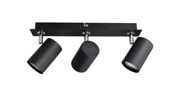 STRAHLER 40/7/15 cm - Schwarz, Basics, Metall (40/7/15cm) - Novel