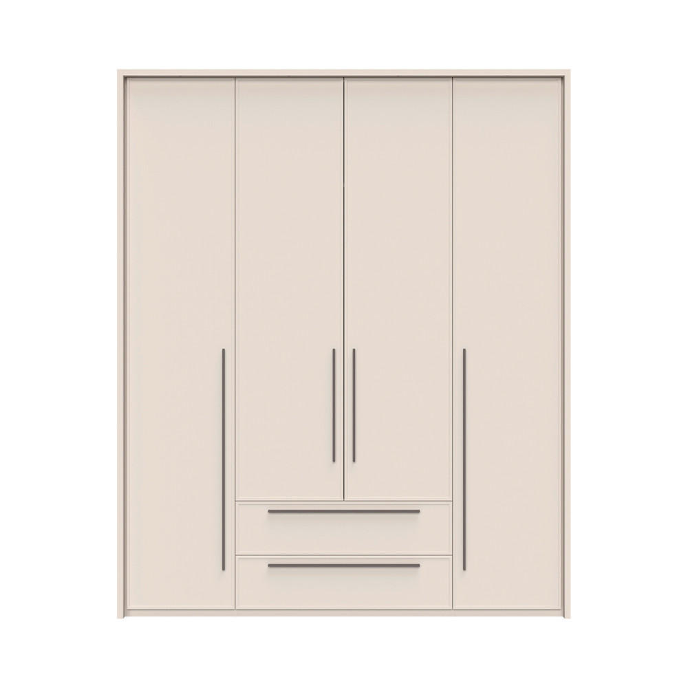 ORMAR SA KLASIČNIM VRATIMA  187/226/60 cm  - Dizajnerski, pločasti materijal/plastika (187/226/60cm)