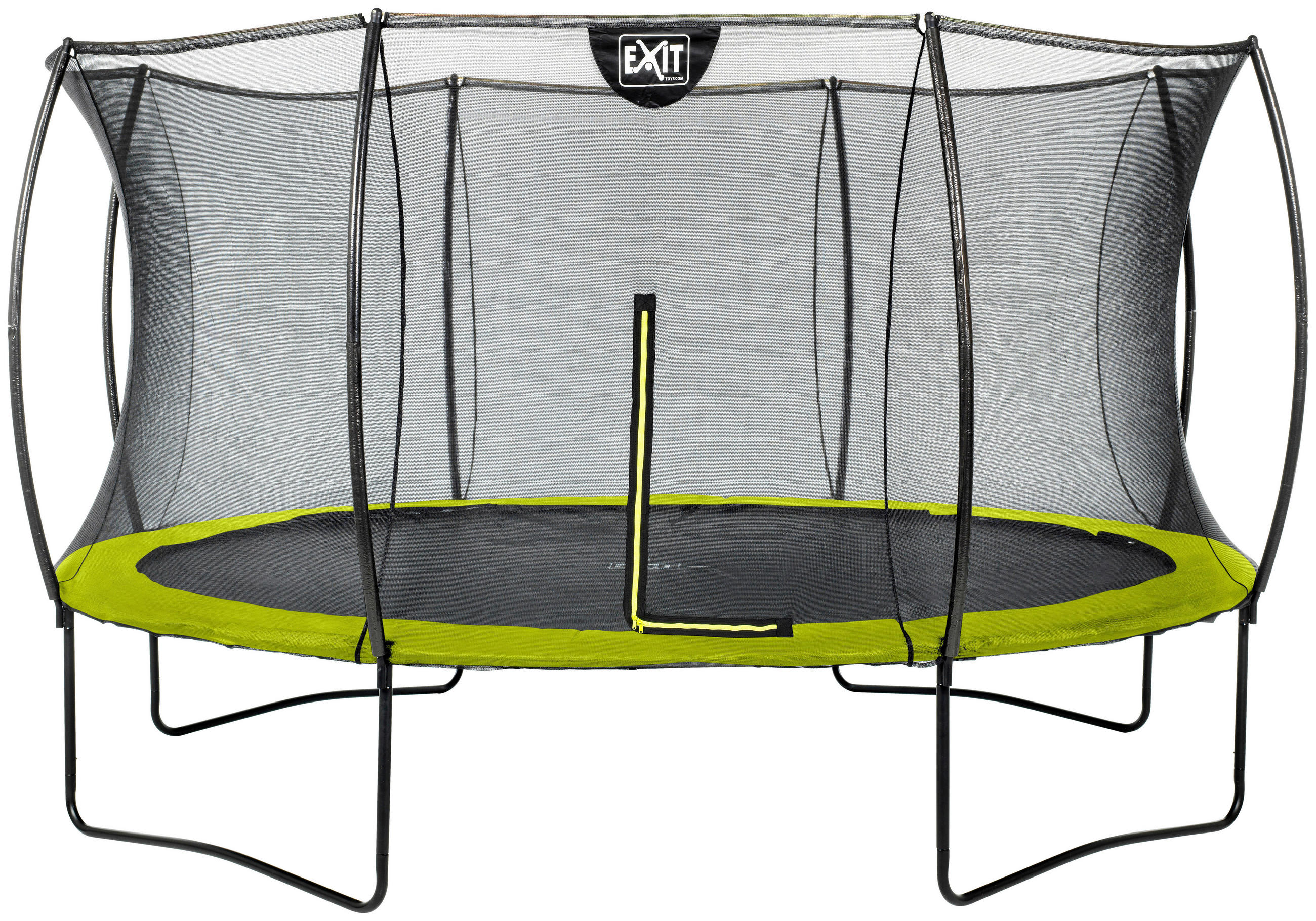 TRAMPOLIN SILHOUETTE  - Grün, KONVENTIONELL (366/268cm) - EXIT Toys