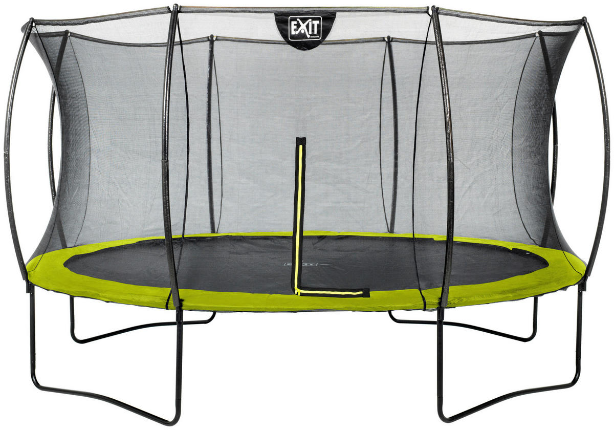 TRAMPOLIN SILHOUETTE  - Grün, KONVENTIONELL (366/268cm) - EXIT Toys