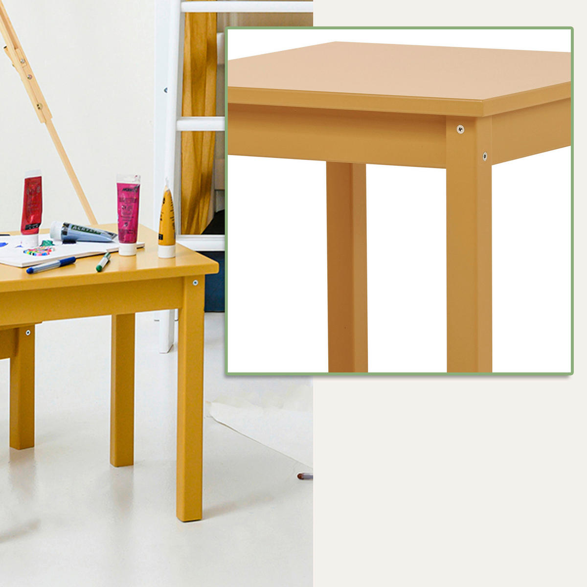 KINDERSITZGRUPPE - Gelb, MODERN, Holz - MID.YOU
