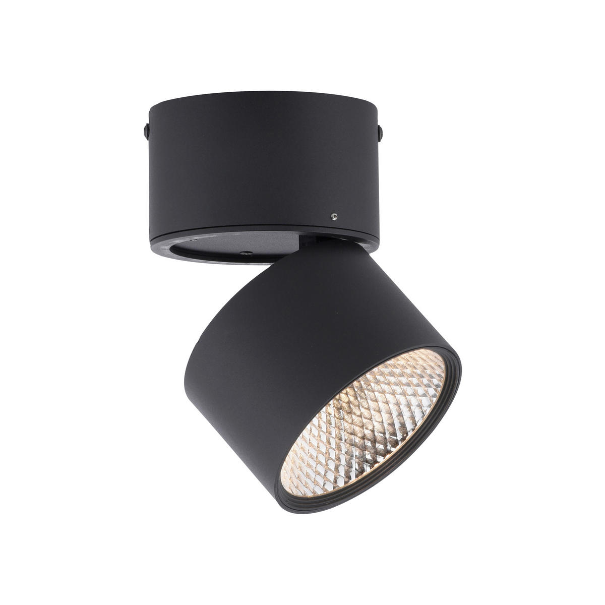 LED-DECKENLEUCHTE 15/15/16 cm   - Schwarz, Basics, Kunststoff/Metall (15/15/16cm) - Neuhaus PURE