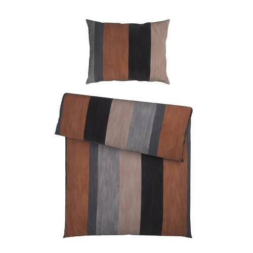 WENDEBETTWÄSCHE Cornflower Double Makosatin 140/200 cm  - Goldfarben, Basics, Textil (140/200cm) - Joop!