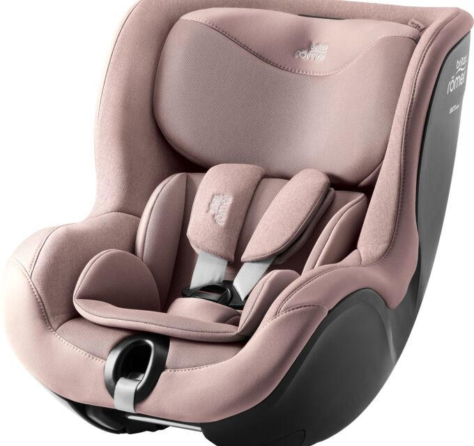 REBOARDER-KINDERSITZ Dualfix 5Z  - Mauve/Altrosa, Basics, Kunststoff/Textil (44/48/74cm) - Britax Römer