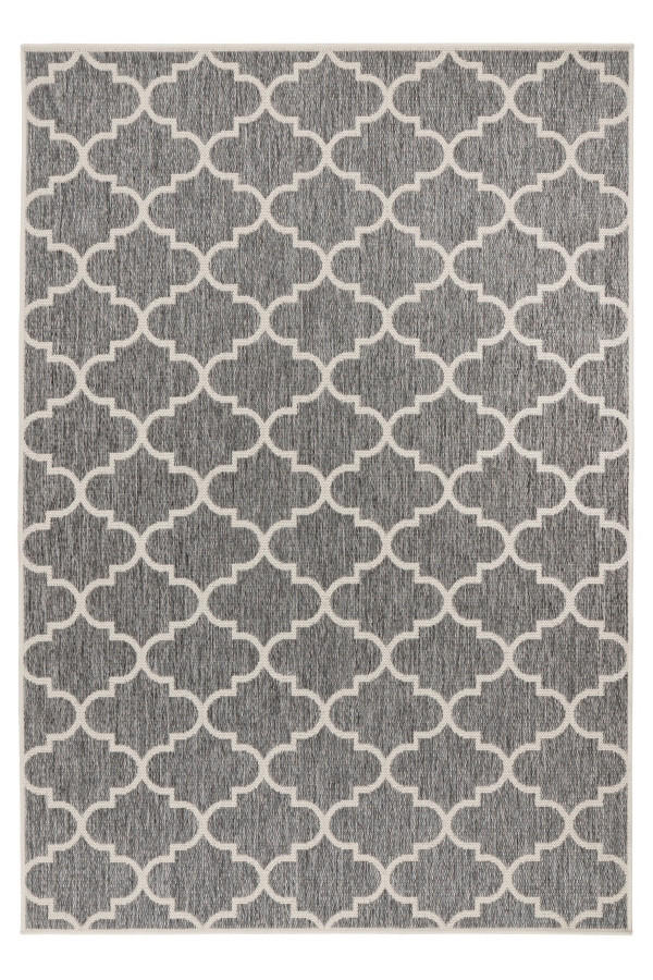 RAVNO TKANI TEPIH  srebrna     - srebrna, Osnovno, tekstil (60/110cm)