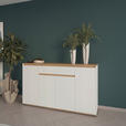 SIDEBOARD  160/93/38 cm 1 Schublade(n)  - Weiß/Eiche Artisan, MODERN, Holzwerkstoff (160/93/38cm) - Carryhome