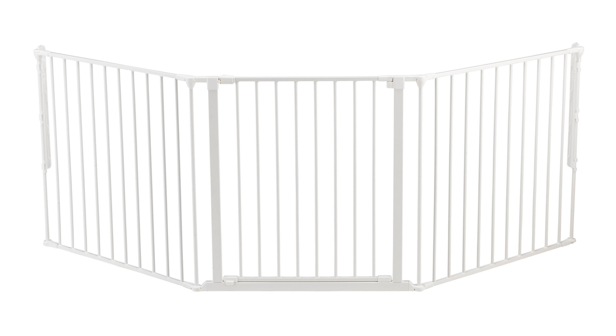 TREPPENSCHUTZGITTER 223/70,5 cm  - Weiß, Basics, Kunststoff/Metall (223/70,5cm) - Baby Dan
