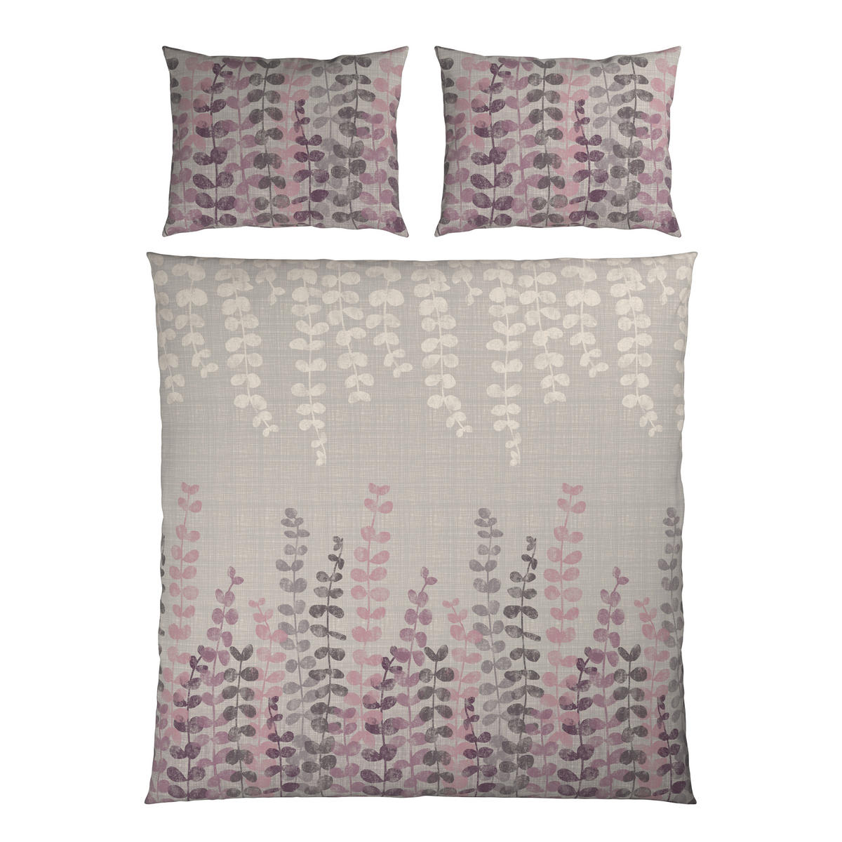 POSTELJNINA 200/200 cm flanela sivovijolična  - sivovijolična, tekstil (200/200cm) - Esposa