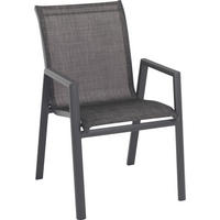 RAKÁSOLHATÓ KAROSSZÉK fém, textil antracit, sötétszürke  - sötétszürke/antracit, Design, textil/fém (56/90/63cm) - Ambia Garden