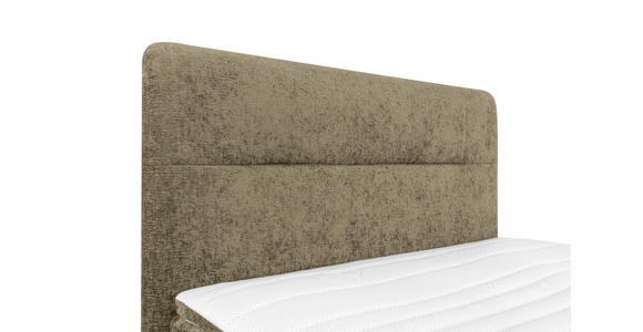 BOXSPRINGBETT 140/200 cm  in Cappuccino  - Schwarz/Cappuccino, Design, Textil/Metall (140/200cm) - Esposa