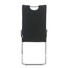 SCHWINGSTUHL in Metall, Textil Chromfarben, Schwarz - Chromfarben/Schwarz, Design, Textil/Metall (43/96/58,5cm) - CARRYHOME