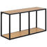 WANDREGAL - Eichefarben/Schwarz, Trend, Holzwerkstoff/Metall (72,5/37/24cm) - Carryhome WANDREGAL - Eichefarben/Schwarz, Trend, Holzwerkstoff/Metall (72,5/37/24cm) - Carryhome