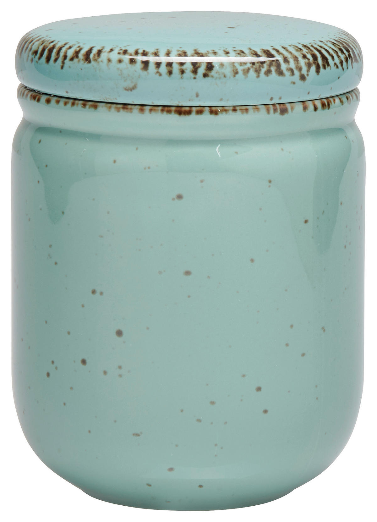 KUTIJA ZA HRANU  0,7 l    - tirkizna, Lajfstajl, keramika (11,5/13,5cm) - Landscape