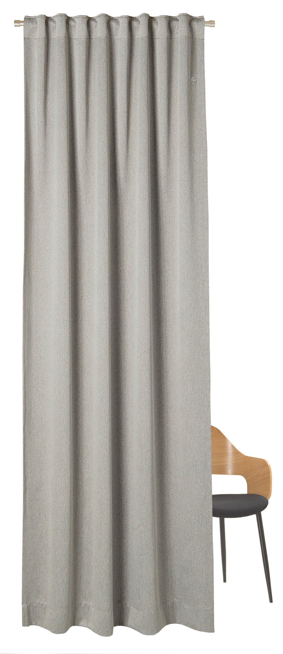 FERTIGVORHANG blickdicht  - Schlammfarben, Design, Textil (130/250cm) - Joop!