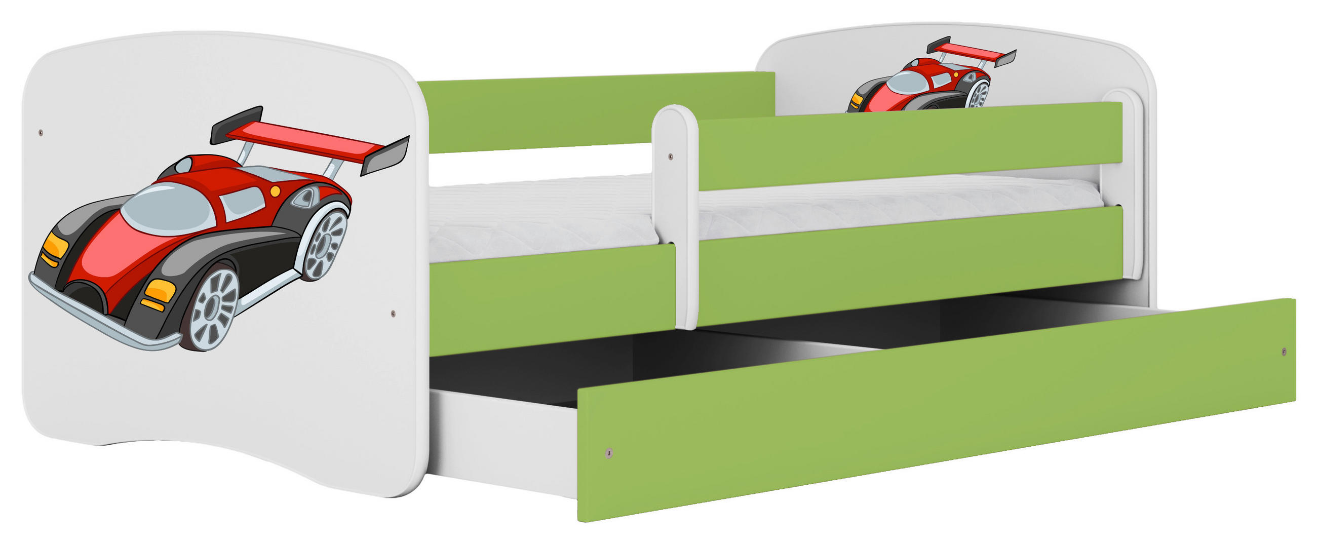 KINDER-/JUNIORBETT - Birkefarben/Weiß, MODERN, Holz/Holzwerkstoff (80/160cm) - MID.YOU