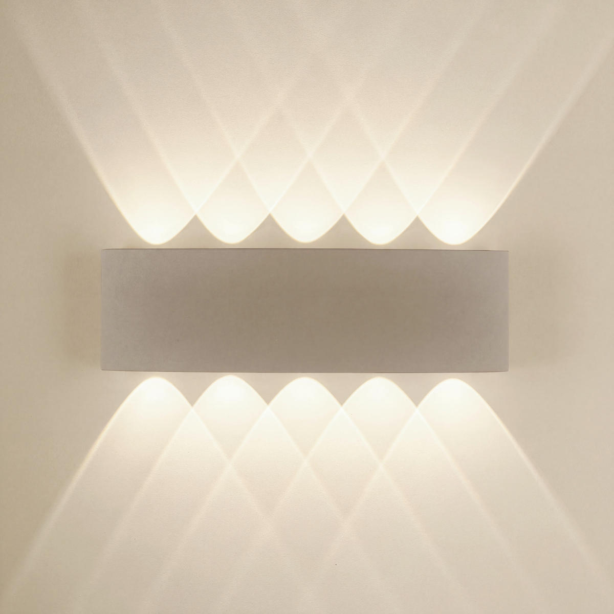 LED-WANDLEUCHTE Carlo 27/4,7/8 cm   - Silberfarben, Design, Metall (27/4,7/8cm) - Paul Neuhaus