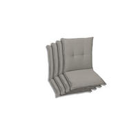 SESSELAUFLAGENSET meliert  - Grau, Basics, Textil (50/7/100cm)