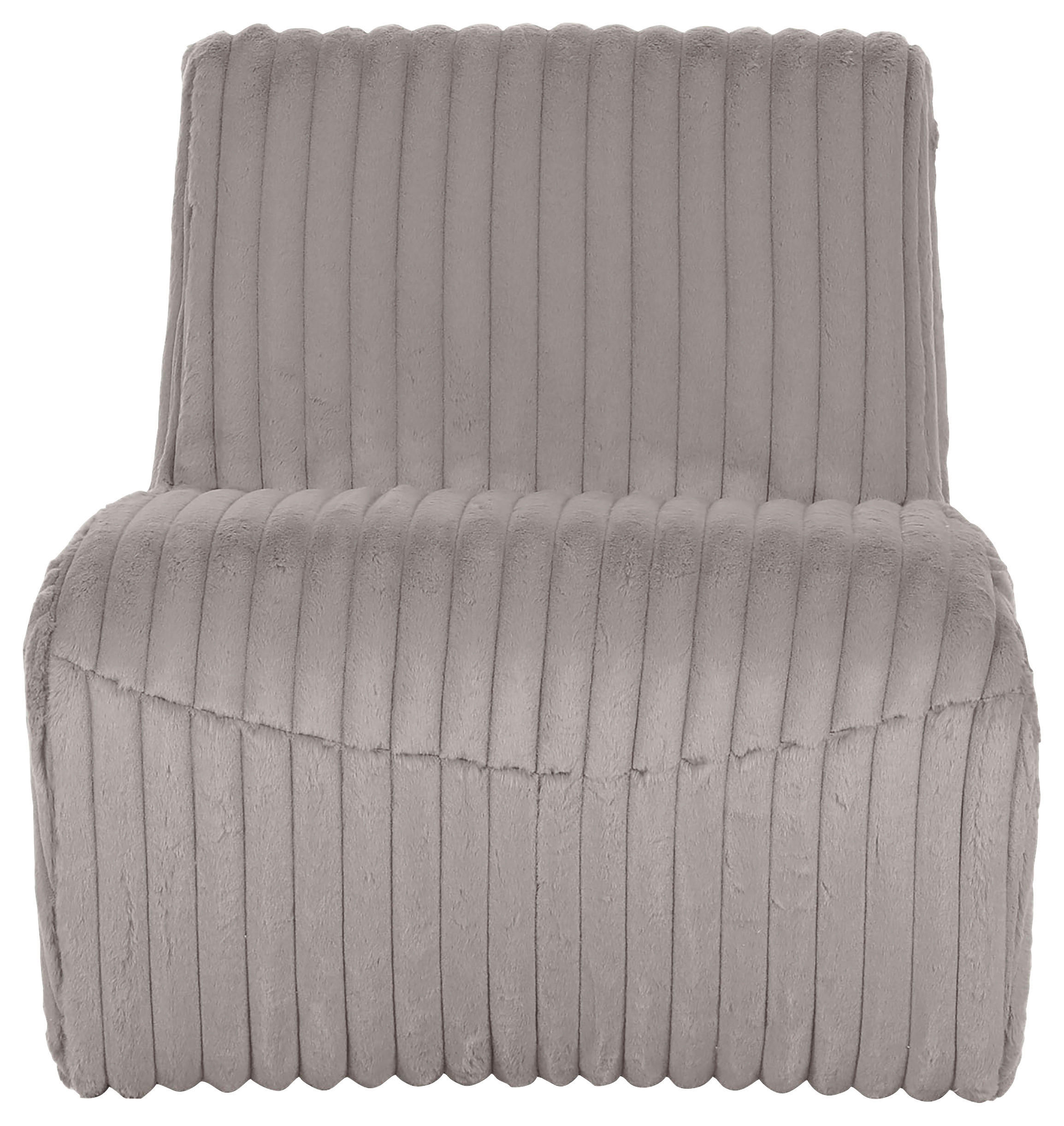 SESSEL in Cord Grau  - Schwarz/Grau, KONVENTIONELL, Kunststoff/Textil (68/72/89cm) - Carryhome