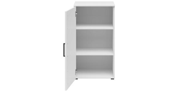 KOMMODE 45/83/40 cm in Weiß - Anthrazit/Schwarz, MODERN, Holzwerkstoff/Kunststoff (45/83/40cm) - Carryhome
