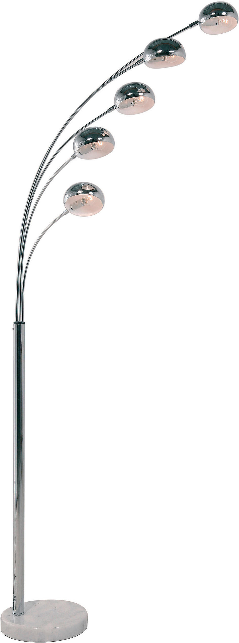 STEHLEUCHTE Five Fingers 100/195/115 cm Modern  - Basics, Stein/Metall (100/195/115cm) - Kare-Design