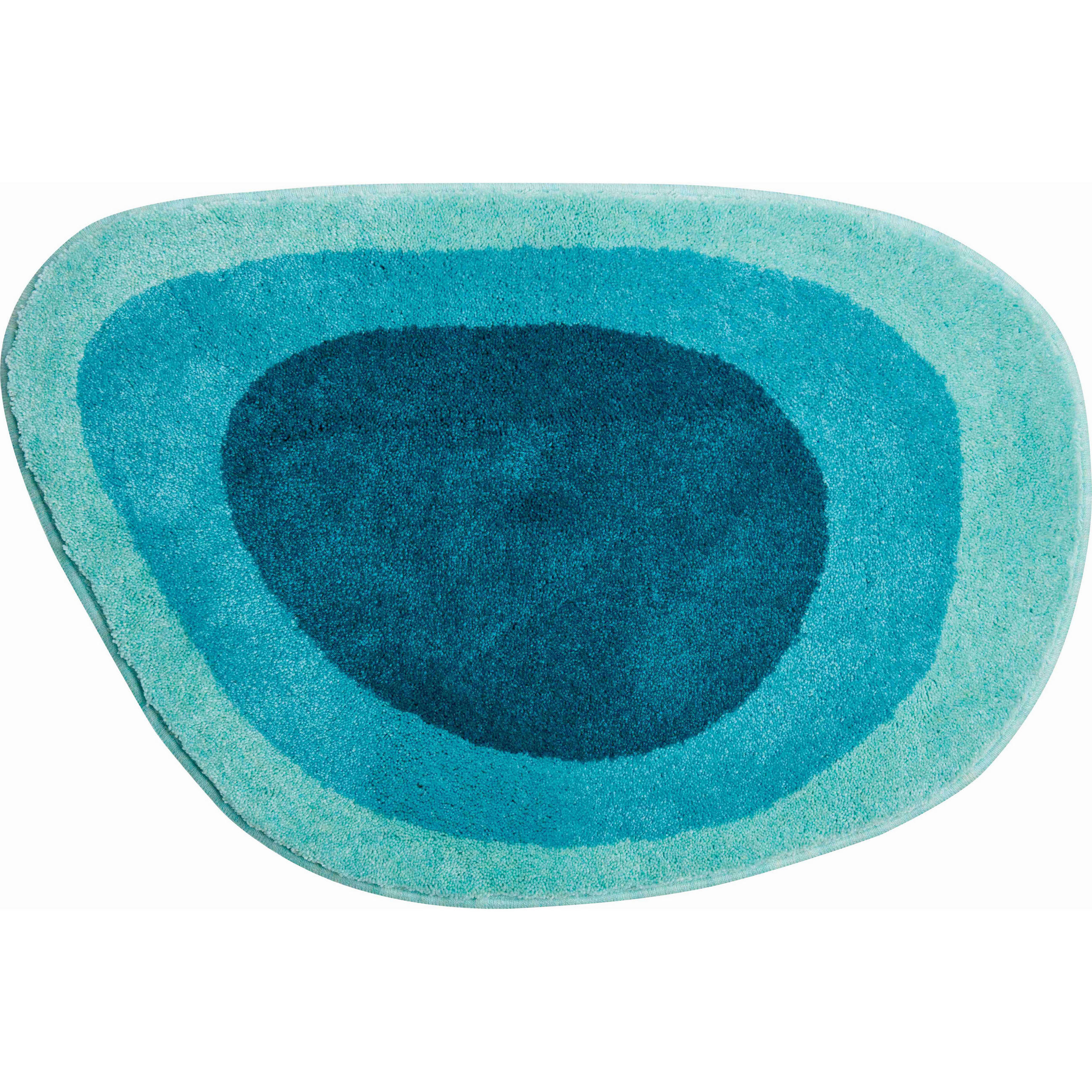 BADTEPPICH Lake Türkis 60/90 cm  - Türkis, Basics, Kunststoff/Textil (60/90cm) - Grund