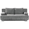 SCHLAFSOFA in Cord Hellgrau  - Hellgrau, Konventionell, Textil/Metall (196/89/94cm) - Novel
