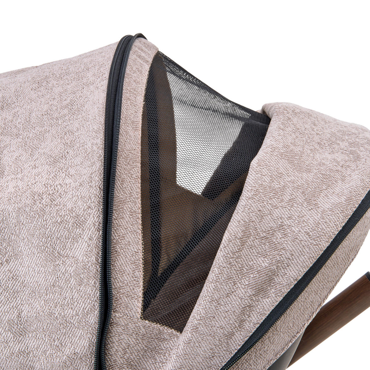 KINDERWAGENSET Facetty  - Beige/Braun, Design, Textil/Metall (104,5/62/94cm) - Jimmylee