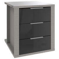 SCHUBKASTENEINSATZ  - Grau, KONVENTIONELL, Glas/Holzwerkstoff (48/51/50cm) - Carryhome