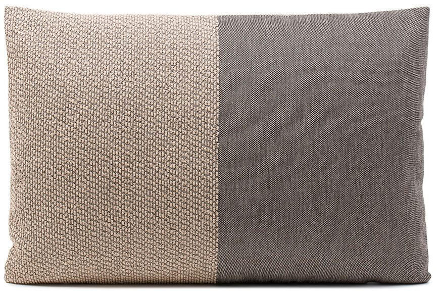 POTAH NA POLŠTÁŘ  40/60 cm - šedohnědá, Basics, textil (40/60cm) - Novel