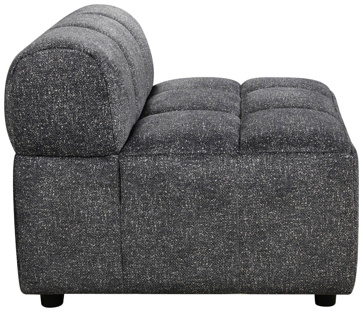 SOFAELEMENT Struktur  - Anthrazit/Schwarz, Design, Holz/Kunststoff (84/70/84cm) - MID.YOU