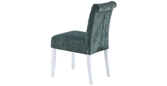 STUHL  Stoffauswahl, Gestellauswahl Chenille  - Jadegrün/Weiß, KONVENTIONELL, Holz/Textil (46,5/91/65cm) - Cantus