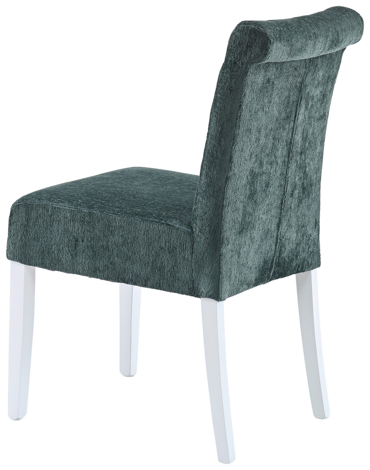 STUHL Chenille Jadegrün Buche massiv  - Jadegrün/Weiß, KONVENTIONELL, Holz/Textil (46,5/91/65cm) - Cantus