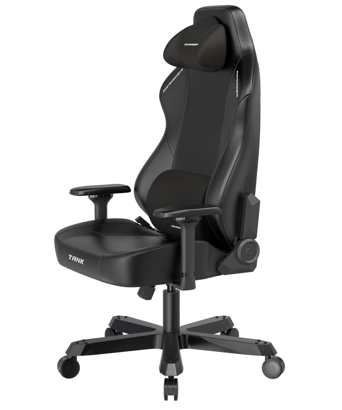 GAMINGSTUHL Schwarz Metall, Textil   - Schwarz, KONVENTIONELL, Textil/Metall (80/138,5-148/60cm) - Dxracer